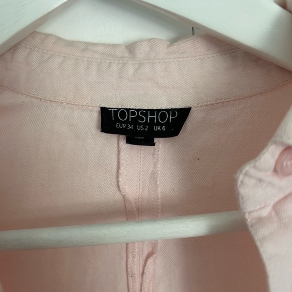 Topshop pink button down - Picture 2 of 4